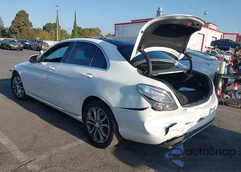 2017 Mercedes-Benz C 300 from USA, damaged, VIN 55SWF4JB0HU233548